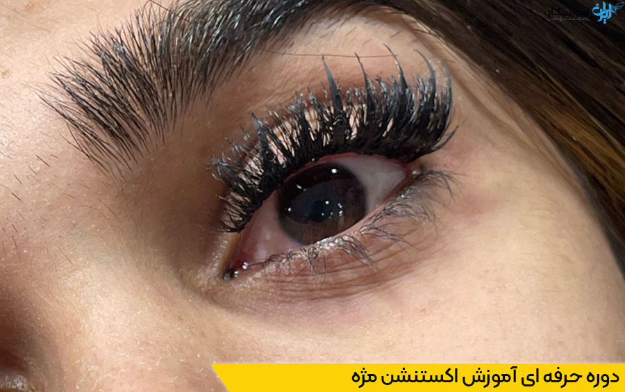 دوره حرفه ای اکستنشن مژه