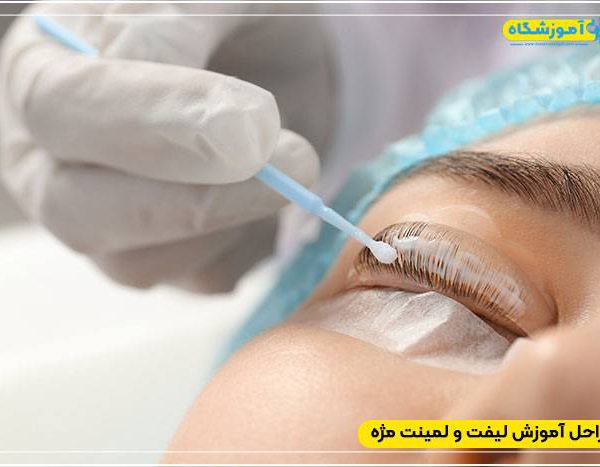 Steps of eyelash lift and laminating training