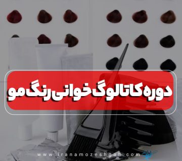 دوره آموزش کاتالوگ خوانی رنگ مو