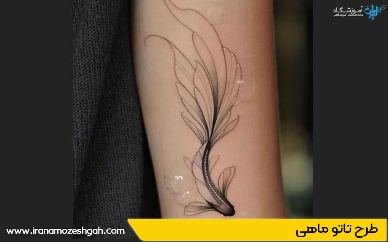 طرح تاتو ماهی