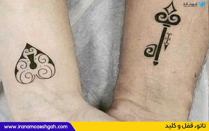 تاتو قفل و کلید