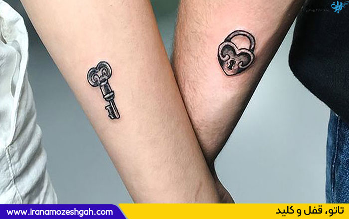 تاتو قفل و کلید