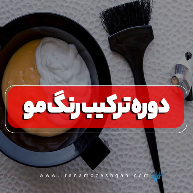 دوره آموزش ترکیب رنگ مو