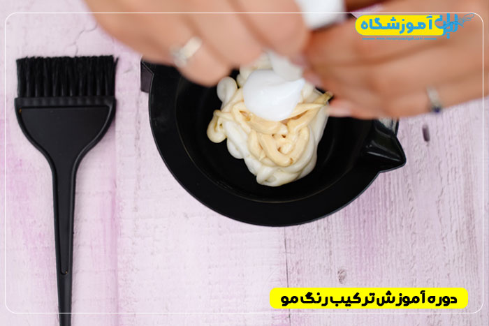 دوره آموزش ترکیب رنگ مو 