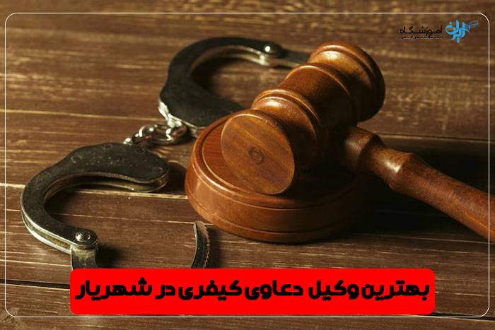 بهترین وکیل دعاوی کیفری شهریار