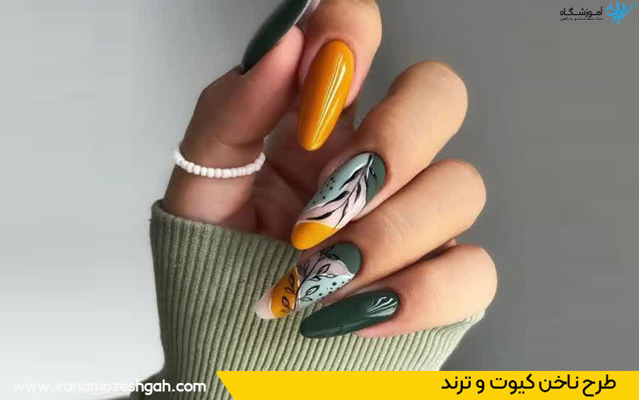 عکس طرح ناخن دخترانه کیوت و ترند