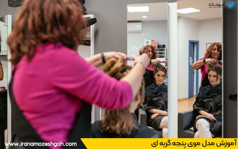 آموزش مدل پنجه گربه ای مو 