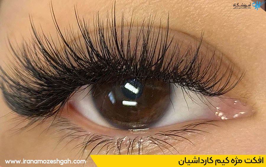 افکت مژه کیم کارداشیان