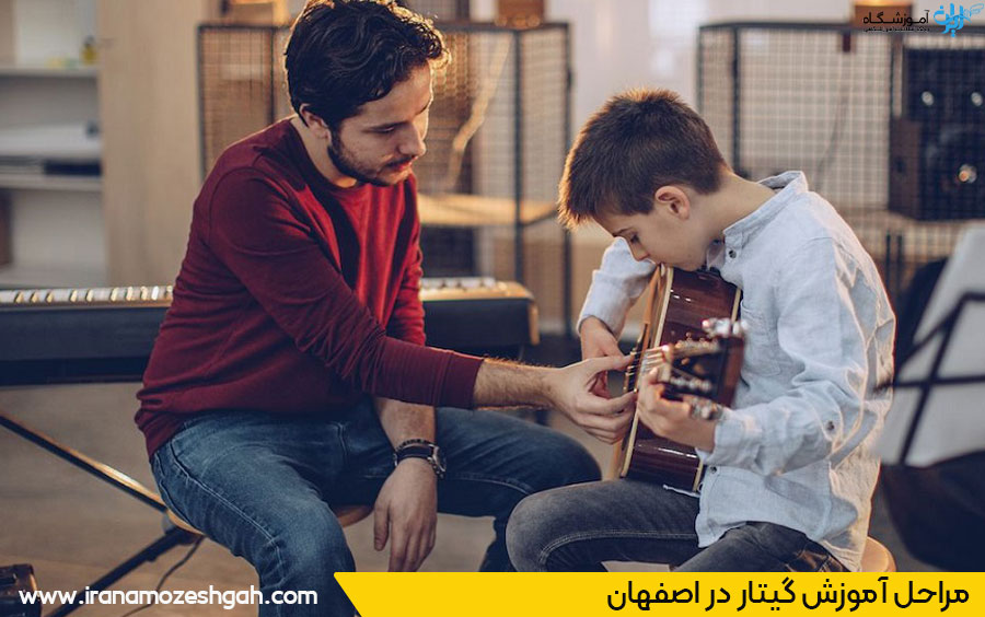 مراحل آموزش گیتار اصفهان