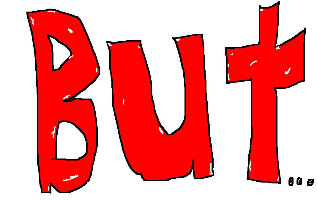 کاربرد but در انگلیسی