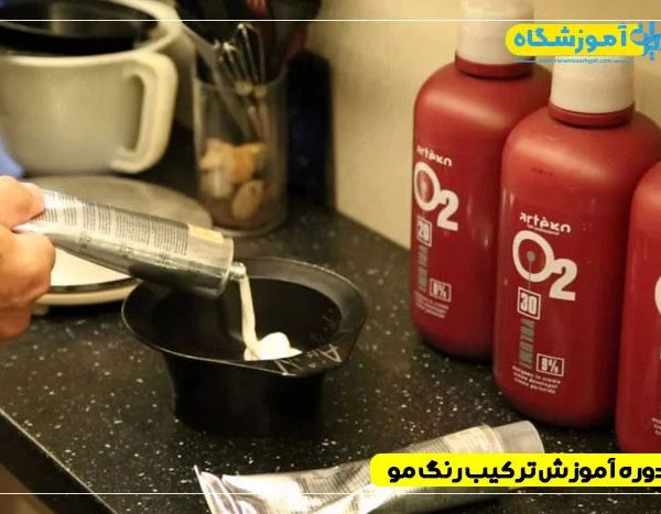 دوره آموزش ترکیب رنگ مو