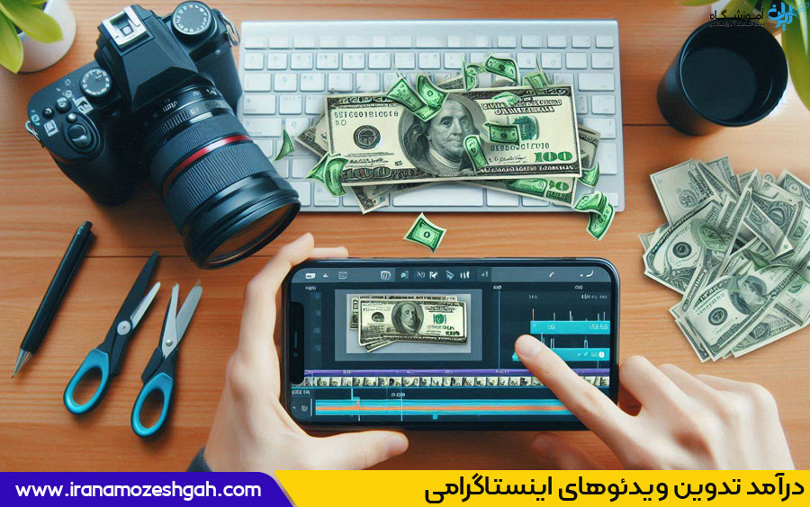 درآمد تدوین فیلم اینستاگرام؛