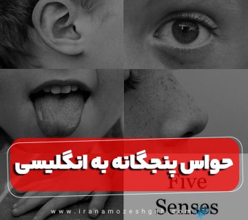 حواس پنجگانه به انگلیسی