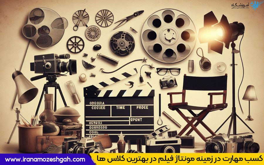 یادگیری مونتاژ فیلم در کلاسهای تدوین