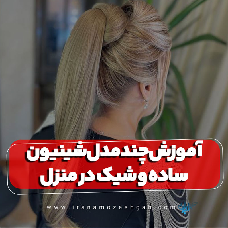 آموزش چند مدل شینیون ساده و شیک در منزل