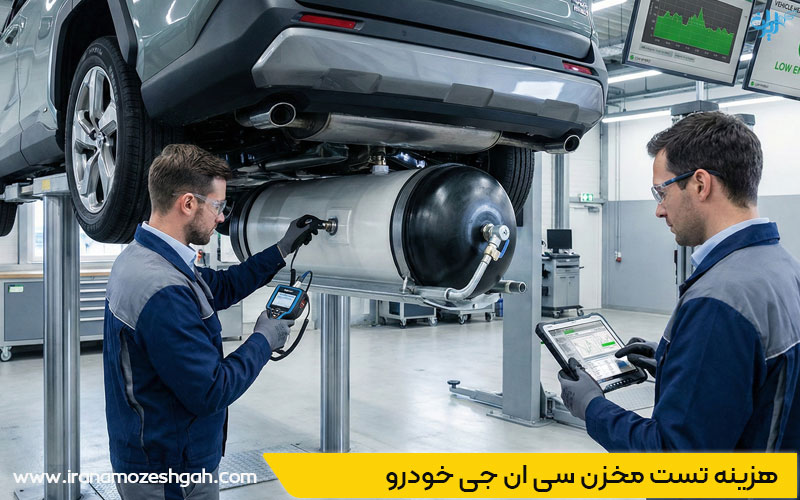 هزینه معاینه فنی و تست cng خودرو دوگانه