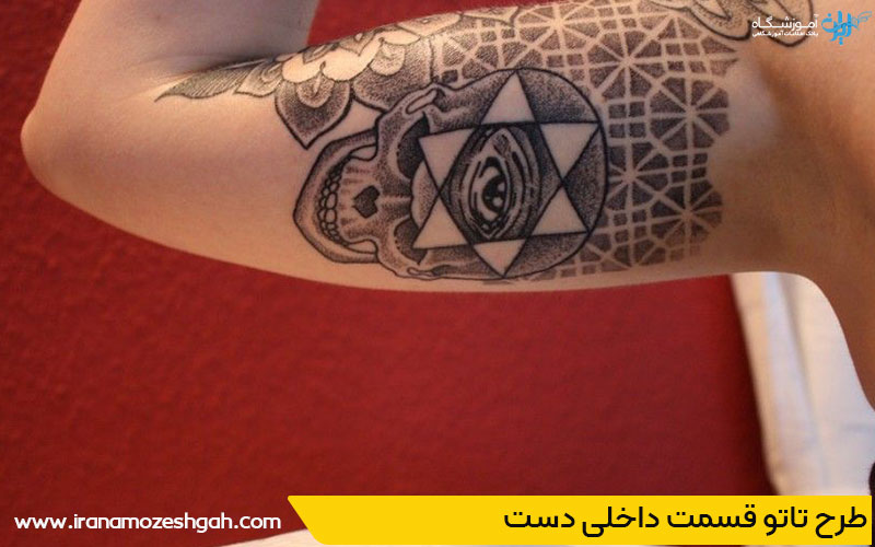 طرح تاتو قسمت داخلی دست