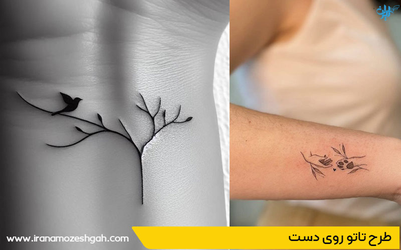 مدل تاتو روی دست