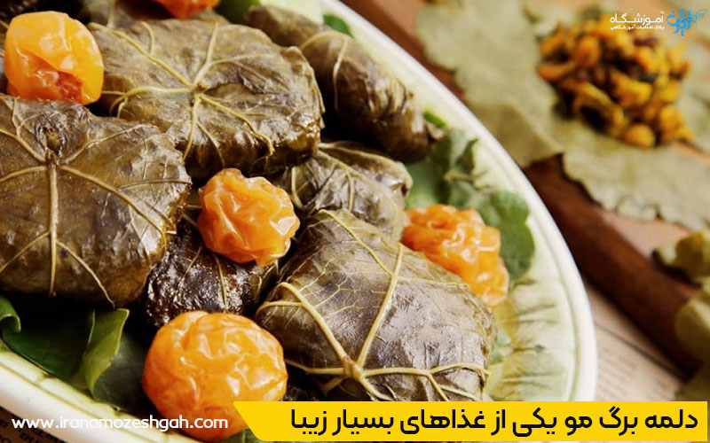 دلمه برگ مو گیاهی