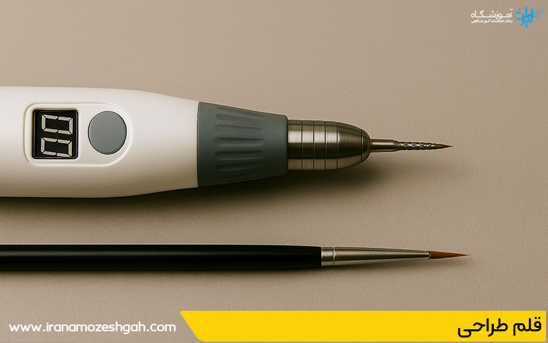 قلم طراحی ابزارهای حرفه ای کاشت ناخن