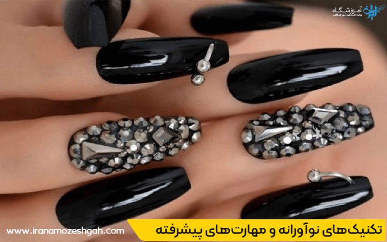 کاشت ناخن با طراحی های هنری