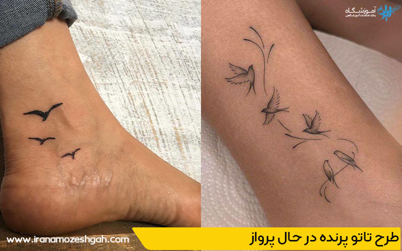 نمونههایی از تاتو روی مچ پا