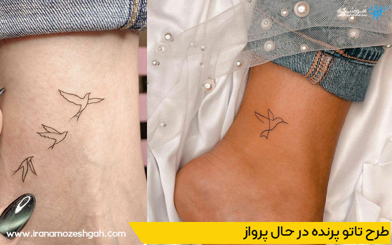 جدیدترین نمونهها از تاتو روی مچ پا