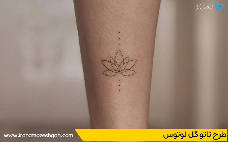 طرح تاتو روی مچ پا