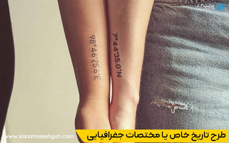 طرح تاریخ خاص یا مختصات جغرافیایی