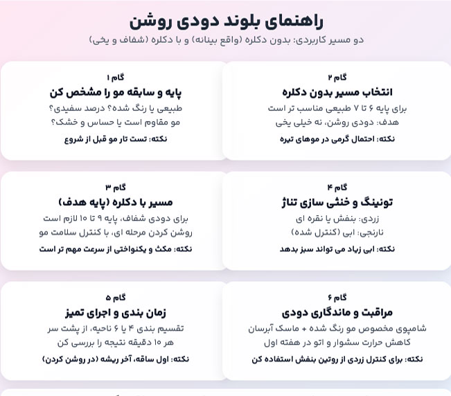 اموزش رنگ موی دودی روشن