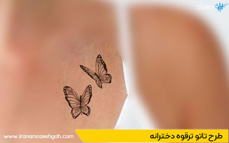 طرح تاتو سینه زنانه