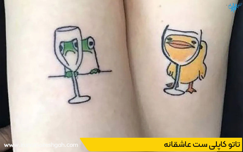 مدل تاتو ست دونفره عاشقانه