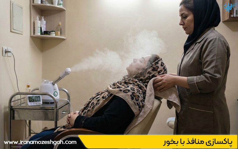 پاکسازی عمقی منافذ با بخورا