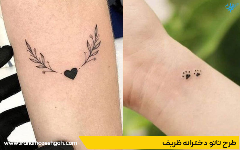طرح تاتو دخترانه ساده