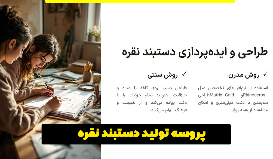 پروسه تولید دستبند نقره چگونه است