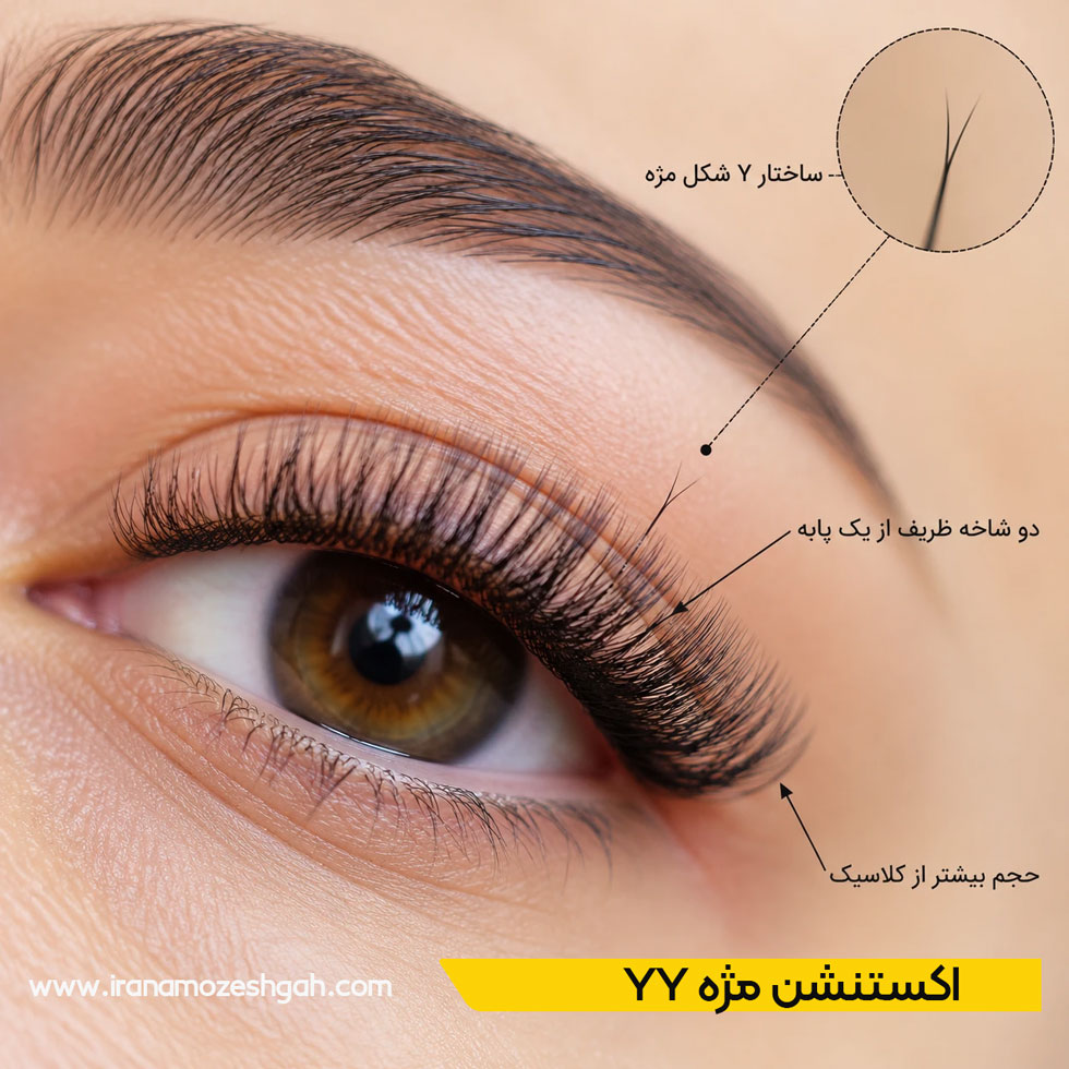 اکستنشن مژه YY
