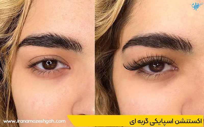 مدل مژه اسپایکی گربه ای